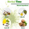 Крем-хна окрашивающая №9 баклажан "Herbal Time" (75 мл)