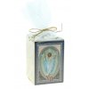 Portacandele pasquale con candela, ceramica 5,5 × 5,5 × 7,5 cm