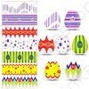 Декоративная пасхальная плёнка "Узоры", 7 различных мотивов в упаковке