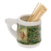 Tazza ceramica con stuzzicadenti "Favole degli Urali" 4,5*6 cm Tazza ceramica con stuzzicadenti "Favole degli Urali" 4,5*6 cm