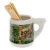 Tazza ceramica con stuzzicadenti "Favole degli Urali" 4,5*6 cm Tazza ceramica con stuzzicadenti "Favole degli Urali" 4,5*6 cm