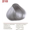 Crema-tinta resistente per capelli 210 Argento platino "Vip's Prestige"