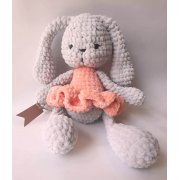 Peluche lavorato a maglia "Coniglio" 27cm