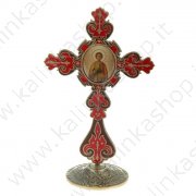 Крест на подставке с иконой "Великомученик и Целитель Пантелеимон"