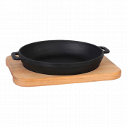 Teglia da portata in ghisa 20x4 cm