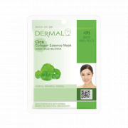 Maschera viso in tessuto DERMAL con collagene e Cica (estratto di Centella Asiatica), 23 g