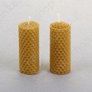 Свеча из вощины медовая с травами "Корица" 8 см, 2 шт. (1283059)