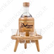 Vodka "Debowa" Sgabello + 4 bicchieri Alc.40% (0,7L)