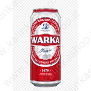 Пиво "Warka" светлое пастеризованное Алк,5,2% (0,5л)