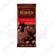 Шоколад "ROSHEN" темный  с цельным фундуком (90г)