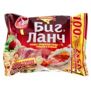 Noodles "Big Lunch" con carne di manzo, funghi ed erbe (100g)