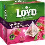 Чай "Loyd" фруктовый  малина и клубника (20х2г)