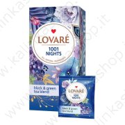 Tè "Lovare 1001 notti" con petali di fiori e aroma d'uva(24/2g)
