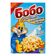"BOBO"Bastoncini di mais dolci:gusto di latte,140g