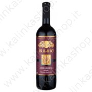 Вино красное "Akhasheni" полусладкое 11,5% (750мл)