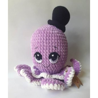 Peluche lavorato a maglia "Polpo" 30cm Peluche lavorato a maglia "Polpo" 30cm