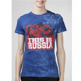 Maglietta blu "Russia" Maglietta blu "Russia"