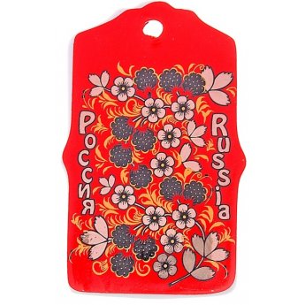 Calamita-tagliere ceramica "Russia" 8*5 cm Calamita-tagliere ceramica "Russia" 8*5 cm