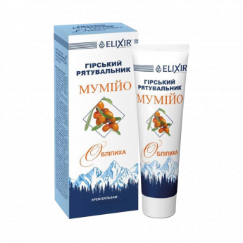 Crema-balsamo corpo con mumiyo e olivello spinoso, 40 ml