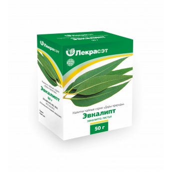 Erba secca per infusioni per il bagno (foglie di eucalipto)