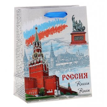 Sacchetto regalo "Russia" 18x23cm Sacchetto regalo "Russia" 18x23cm