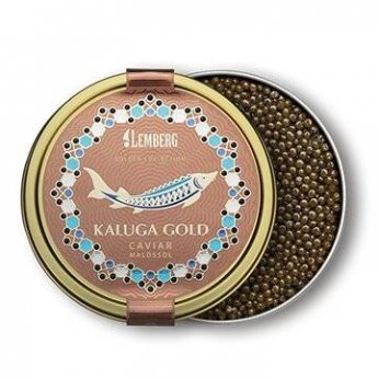 Caviale nero "Lemberg" Kaluga Gold (10g) Caviale nero "Lemberg" Kaluga Gold (10g)
