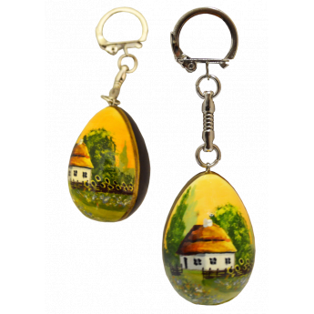 Portachiavi in legno, dipinto a mano Portachiavi in legno, dipinto a mano