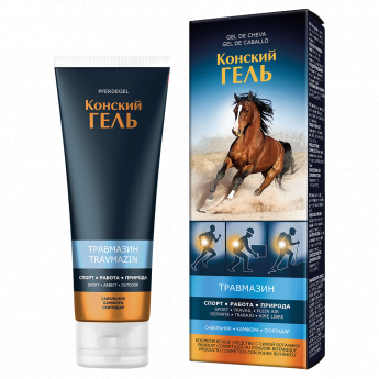 Gel per il corpo con estratti di callisia profumata e cipresso "Travmazin" 100 ml