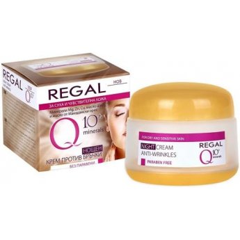 Crema Notte contro le rughe Q10+rminerals "Regal" 50ml