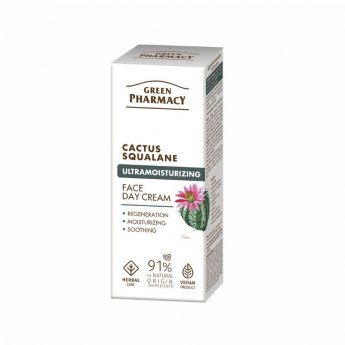 Crema viso giorno Cactus + Squalano "GREEN PHARMACY" 50 ml. Crema viso giorno Cactus + Squalano "GREEN PHARMACY" 50 ml.
