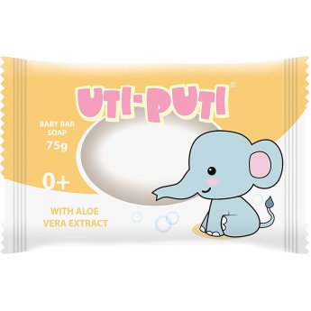 Sapone in crema per bambini con estratto aloe vera "Uti-Puti" 75 gr. Sapone in crema per bambini con estratto aloe vera "Uti-Puti" 75 gr.