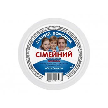 Polvere dentifricia  menta + acetosella (75g)