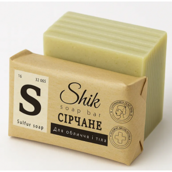 Sapone per viso e corpo allo zolfo "Shik" 140g