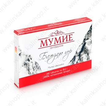 Compresse "Mumiye Balsam Mountains" 200 mg (30 pz.)