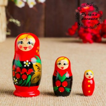 Matrioska 3 posti 7 cm