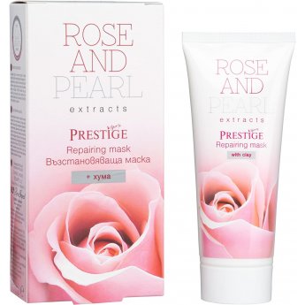 Maschera per viso rigenerante "Vip's Prestige - Rose&Pearl" 75ml
