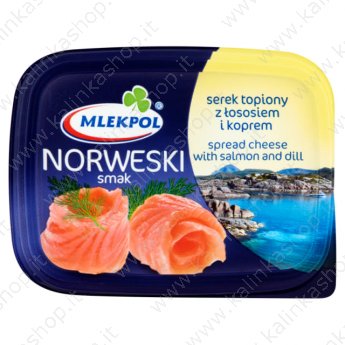 Сыр "Mlekpol" плавленый норвежский лосось (150g)