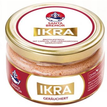 Crema di uova di mallotto "Santa Bremor" affumicato(180g) Crema di uova di mallotto "Santa Bremor" affumicato(180g)