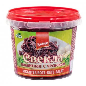 Barbabietole "Emelya" con aglio (500g) Barbabietole "Emelya" con aglio (500g)