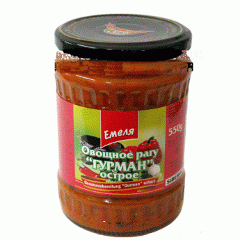 Stufato di verdure "Gourmet" "Emela" 550g Stufato di verdure "Gourmet" "Emela" 550g