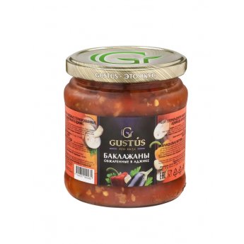 Melanzane "Gustus" fritte in adjika (460 g)