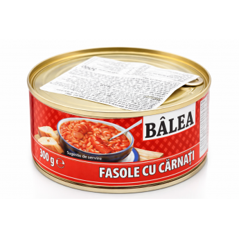 Fagioli "Balea" con salsicea (300g)