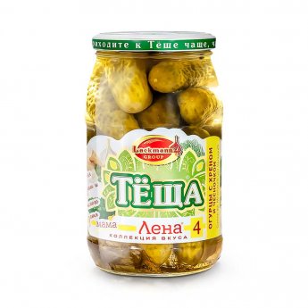 Cetrioli "Lackmann 4" con aglio e rafano (880ml)