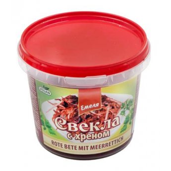 Barbabietola "Emelya" con carote e rafano (350g) Barbabietola "Emelya" con carote e rafano (350g)