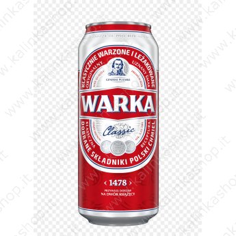 Пиво "Warka" светлое пастеризованное Алк,5,2% (0,5л)