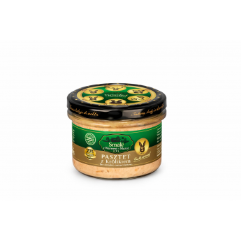 Paté di maiale "Smaki" con coniglio (160 g)
