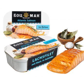 Filetto di salmone "Botsman" in salamoia 120g