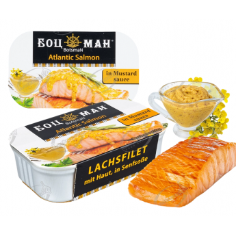 Filetto di salmone "Botsman" in salsa alla senape 120g