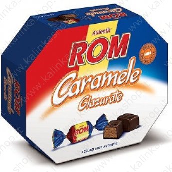 Caramelle  "ROM Caramelle" in glassa al cacao (195g)