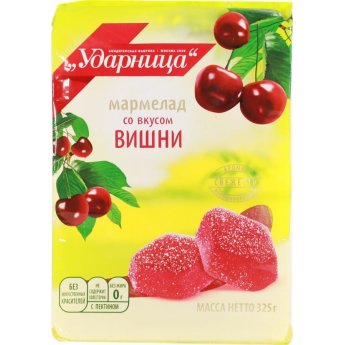 Gelatine "Udarnitsa" al gusto di amarena (325g)